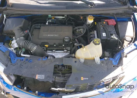 2019 Chevrolet Sonic Lt Auto из США, поврежденный, VIN 1G1JD6SB0K4138765